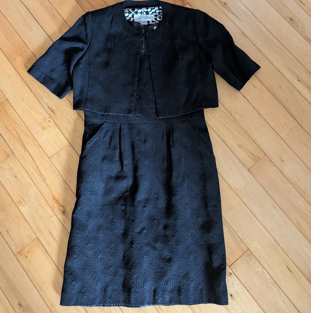Jessica Howard Black Midi Dress
